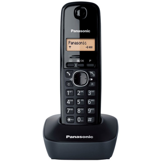 KX-TG1611GRH PANASONIC SCHWARZ WIRELESS TEL