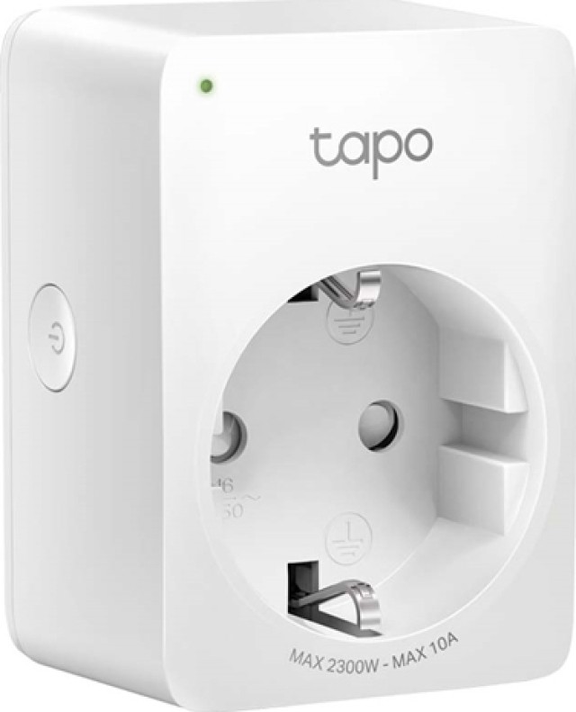 TP-LINK Tapo P100 Μονή Εξωτερική Πρίζα Ρεύματος Wi-Fi Λευκή