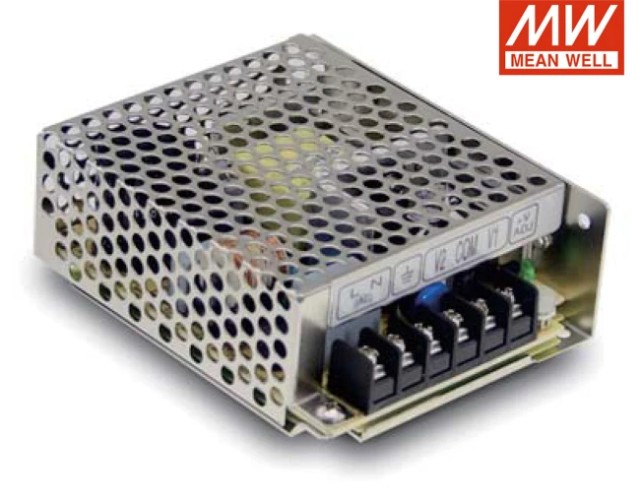 ΤΡΟΦΟΔΟΤΙΚΟ 32W/5VDC/12VDC ΔΙΠΛΗΣ ΕΞΟΔΟΥ RD-35A MEAN WELL