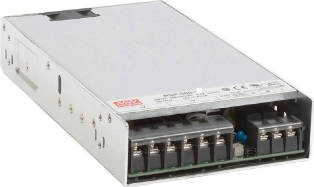 Τροφοδοτικό LED 41.7A με Προστασία Υπέρτασης RSP500-12 12V 500W 01.125.0250 Mean Well