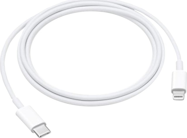Cable Apple USB-C a Lightning 87W Blanco 2m (MKQ42ZM/A)