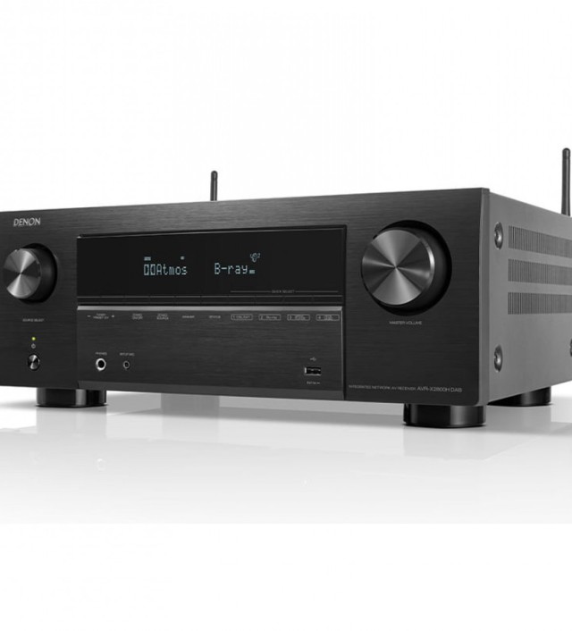 Denon AVR-X2800H DAB Ραδιοενισχυτής Home Cinema 4K/8K 7.2 Καναλιών 95W/8Ω 125W/6Ω με HDR και Dolby Atmos Μαύρος
