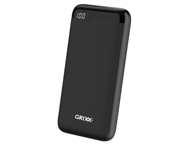 Grixx Powerbank GREXTBP20PDB02 20000mAh Power Delivery con porta USB-C nero