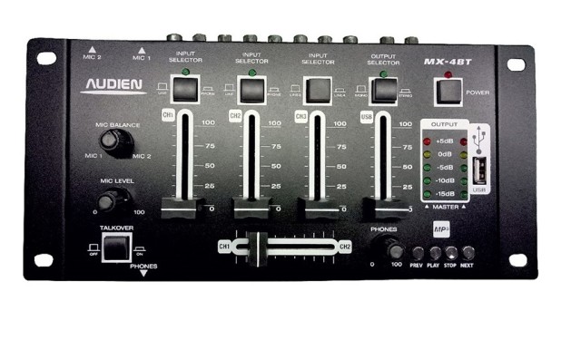 Audien MX-4BT DJ MIXED 4 CHANNELS