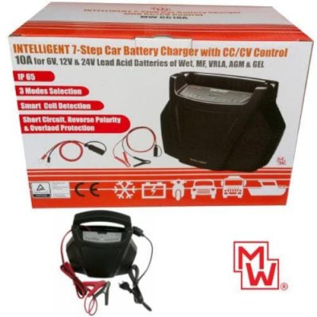 ΦΟΡΤΙΣΤΗΣ ΣΥΝΤΗΡΗΤΗΣ ΜΠΑΤΑΡΙΩΝ 6/12/24V 10A CC10A MINWA