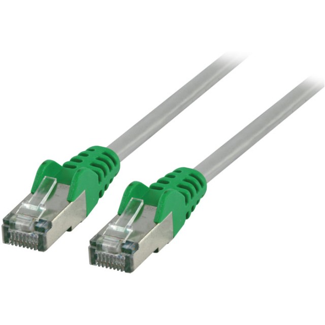 VLCP 85150E 3.00 FTP CAT 5e cable gris / verde