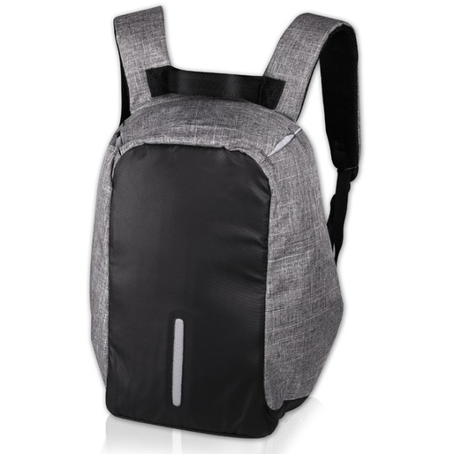 NOD CitySafe 15.6 LBP-200 Rucksack für Laptop bis 15.6, schwarz grau & schwarz