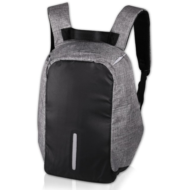 Mochila NOD CitySafe 15.6 LBP-200 para laptop hasta 15.6, negro gris y negro