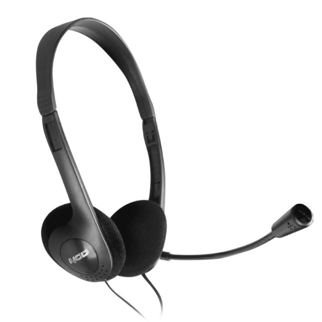 AURICULARES NOD PRIME HDS-005 CON MICRO, NEGRO