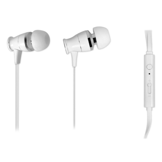 AURICULARES MANOS LIBRES NOD L2M METAL BLANCO COLOR BLANCO