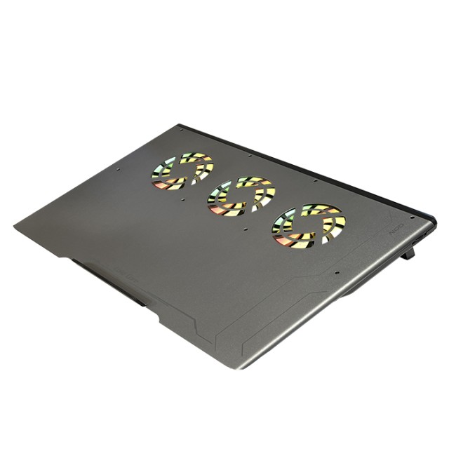 NOD COLD CORE CONVOGLIATORE PER NOTEBOOK IN ALLUMINIO CON VENTOLE 3X80mm