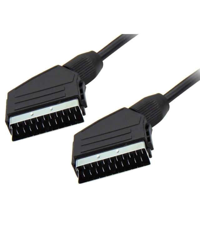 ΚΑΛΩΔΙΟ SCART ΣΕ SCART 3m CU OD8 ΜΑΥΡΟ CLB SC1003B SUT