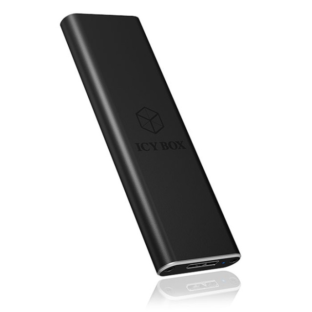 ICY BOX IB-183M2 EXTERNO M2 SATA SSD CASO USB 3.0 ALUMINIO / 600831