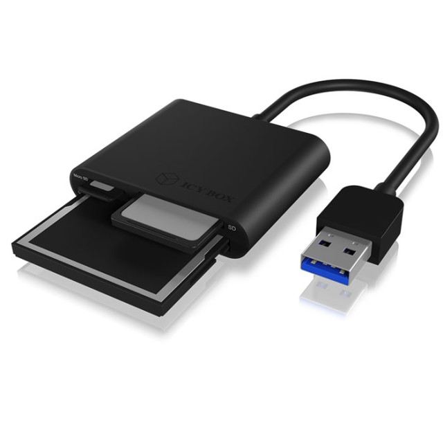 ICY BOX IB-CR301-U3 USB 3.0 LECTOR DE TARJETAS EXTERNAS / 60354