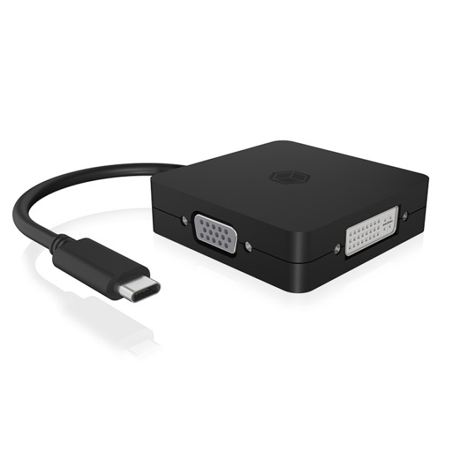 ICY BOX IB-DK1104-C 4-IN-1-USB-Typ-C-VIDEOADAPTER