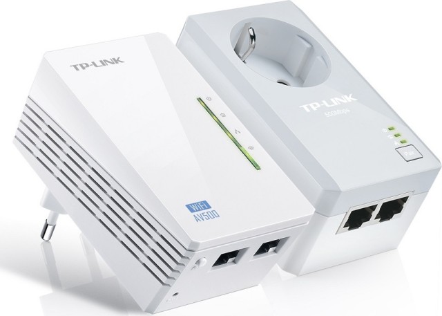 Kit Wi-Fi Powerline TP-LINK TL-WPA4226-KIT, AV600 600Mbps, Ver: 4.0