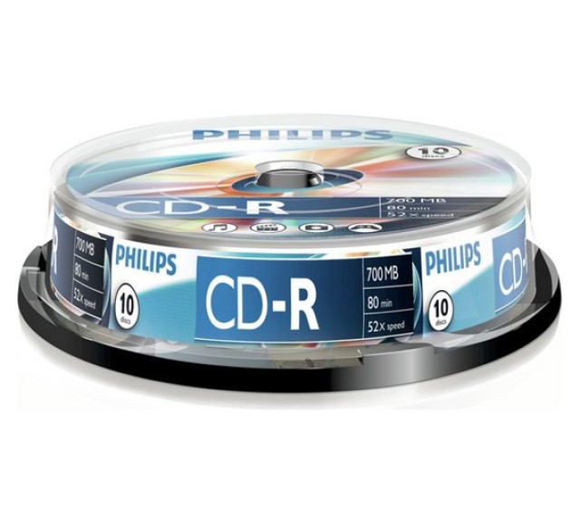 PHILIPS CD-R 10 TEMAXIA CR7D5NB10