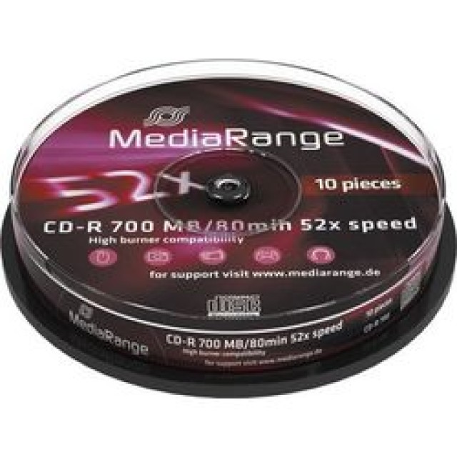 MEDIARANGE CD-R 10 TEMAXIA