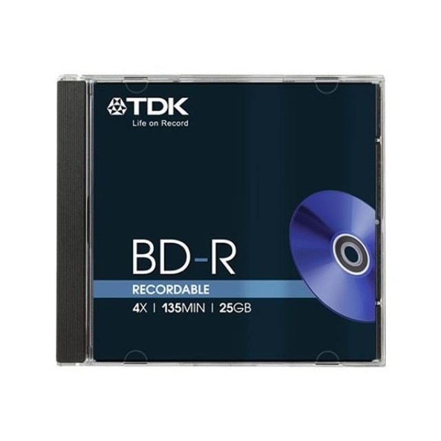 DISCO BLU-RAY REGISTRABILE TDK BD-R