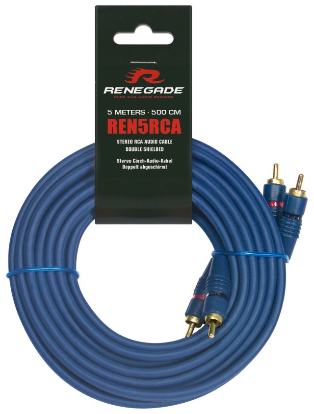 RENEGADE REN5RCA Cinchkabel 5m