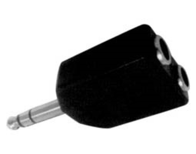 ADAPTADOR ULTIMAX 6.3mm² ESTÉREO / 2X6.3mm² ESTÉREO HEMBRA AU1501 UNI