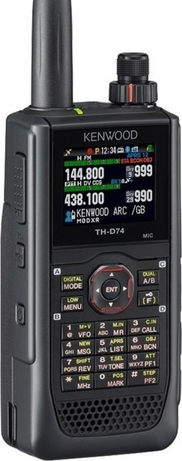 Kenwood TH D74  VHF/UHF DUAL BAND ΜΕ GPS