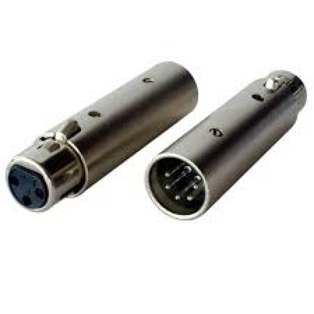 XLR 3PIN ΘΥΛΗΚΟ ΣΕ XLR 5PIN ΑΡΣΕΝΙΚΟ