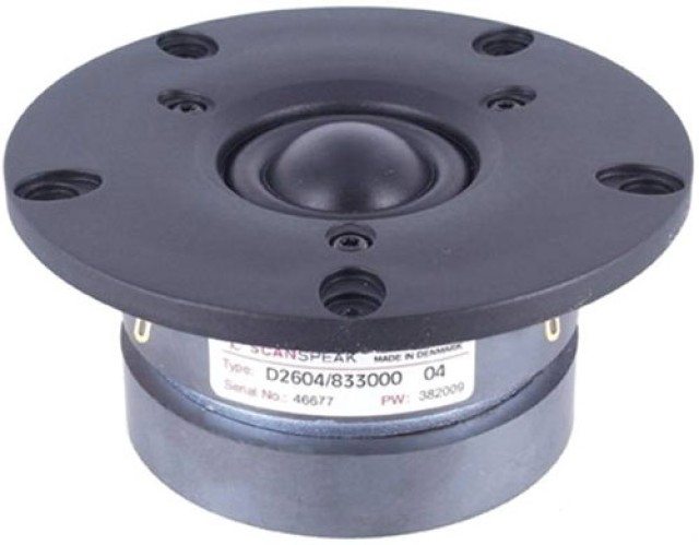 Scanspeak D2604/833000 dome tweeter 94,06db 4 Ohm