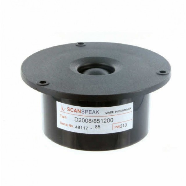 Tweeter de cúpula ScanSpeak D2008 / 851200 92 mm 150 vatios 90 db 8 Ω