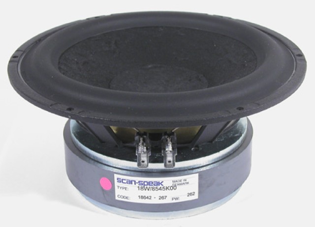 ScanSpeak 18W/8545K00 Mid woofer 177 mm 100 Watt 87,5 db 8Ω