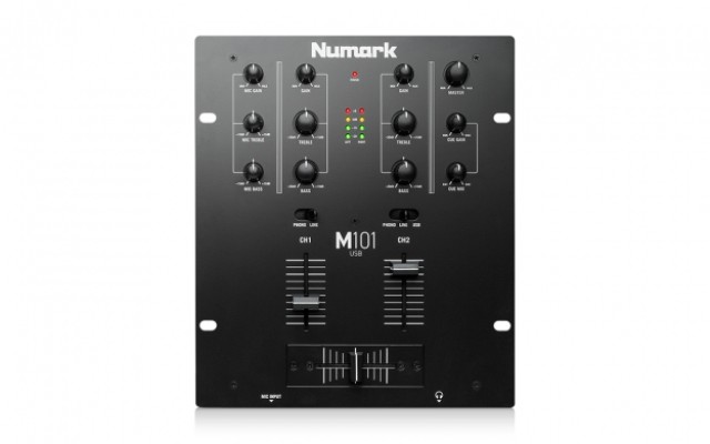 NUMARK M-101 Black MIXED DJ 2 CHANNELS