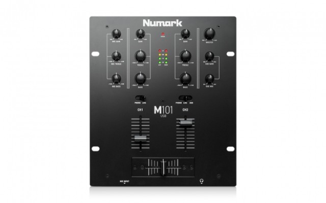 NUMARK M-101 Schwarz GEMISCHTE DJ 2 KANÄLE