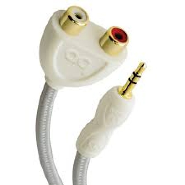 AudioQuest FLX-Mini/RCA Adaptor (3.5mm to 2 Female RCA) 15cm