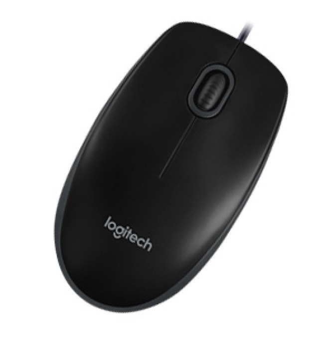 Ποντίκι Ενσύρματο Logitech B100 Optical USB Black