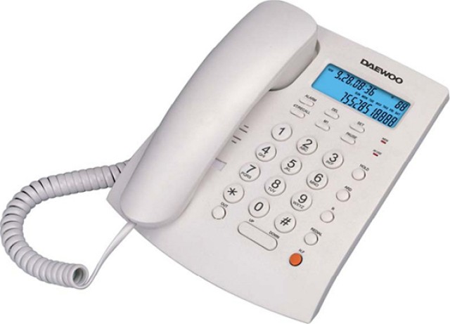 DISPOSITIVO TELEFONICO Daewoo DTC-310 CON RICONOSCIMENTO DI CHIAMATA
