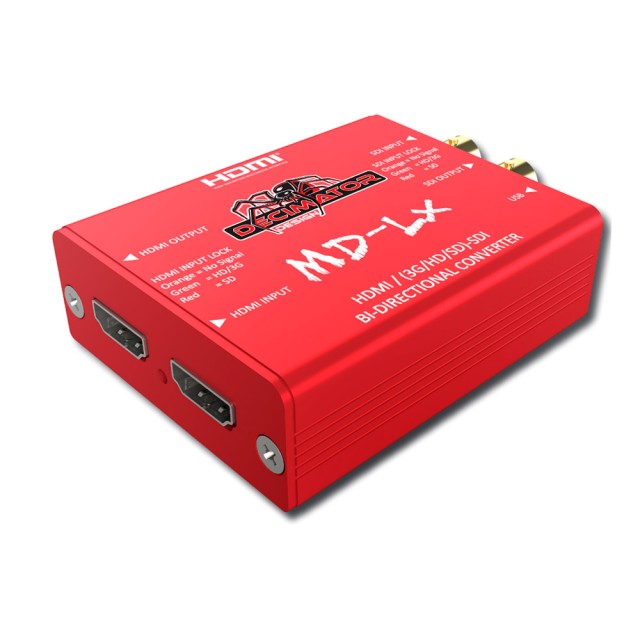Convertidor bidireccional Decimator MD-LX 3G, HD, SD-SDI a HDMI, HDMI a SDI
