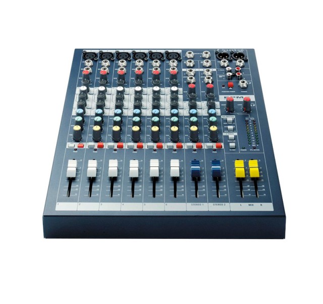 Soundcraft Spirit EPM6 Console audio con 6 MONO 2 STEREO 2 AUX