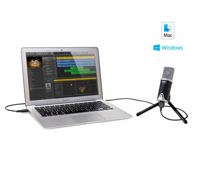 Apogge MiC 96K USB πυκνωτικό μικρόφωνο υπολογιστή ποιότητας στούντιο