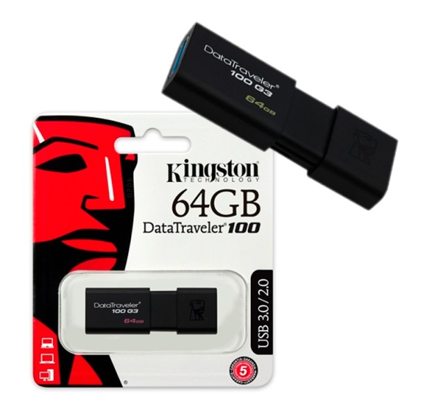 Kingston DataTraveler 100 G3 de 64 GB USB 3.1