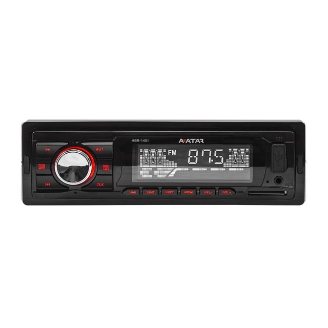 Avatar HBR-1401 Radio-MP3 4X50W MAX con puerto USB / SD y Aux