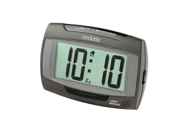 Vedette VR30055 Desktop digital alarm clock with light sensor