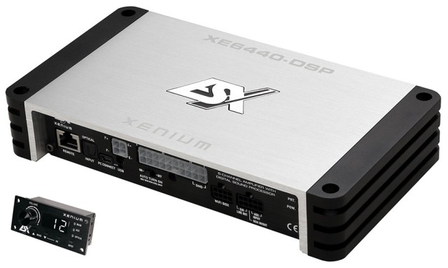 Esx Xenium XE6440-DSP Amplificador de seis canales Clase D, DSP 4x40 + 2x70 Watts