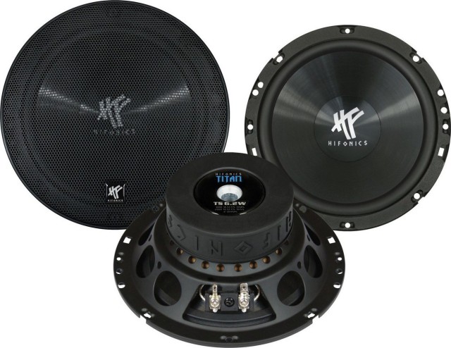 HiFonics TS6.2W Midbass Car Speakers 6.5 '100 Watts / Rms