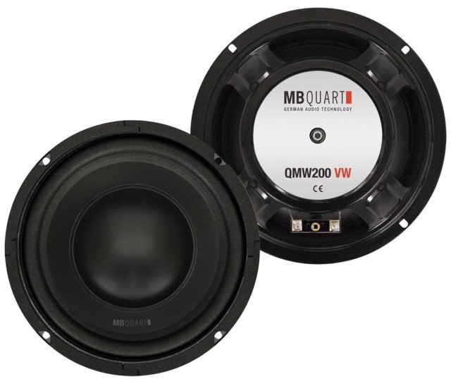 MB QUART QMW-200 VW Paar Tieftöner 20cm 100WRMS / 4Ohm