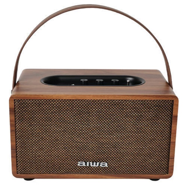 Aiwa MIX150/BR Retro Plus Ηχείο Bluetooth 80W με Διάρκεια Μπαταρίας έως 14 ώρες Καφέ