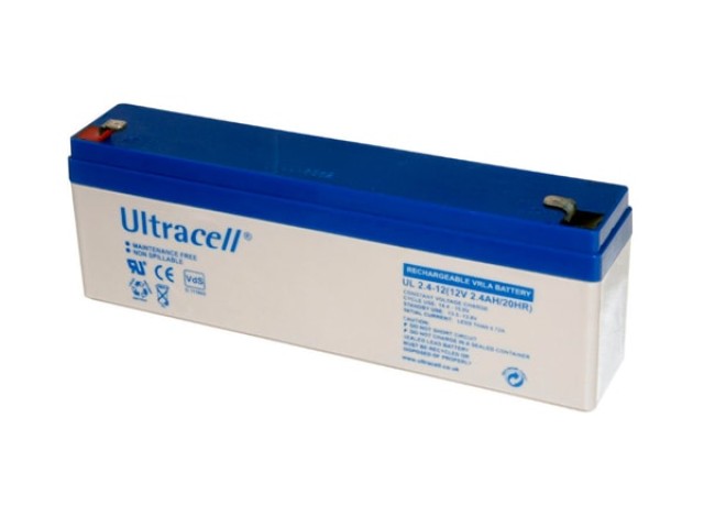Ultracell UL2.4-12 Lead Battery 12V 2,4AH