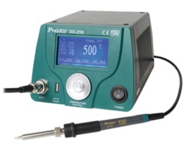 PROSKIT SS-259B (01.056.0055) SOLDERING STATION 90W CERAMIC LCD ESD+USB