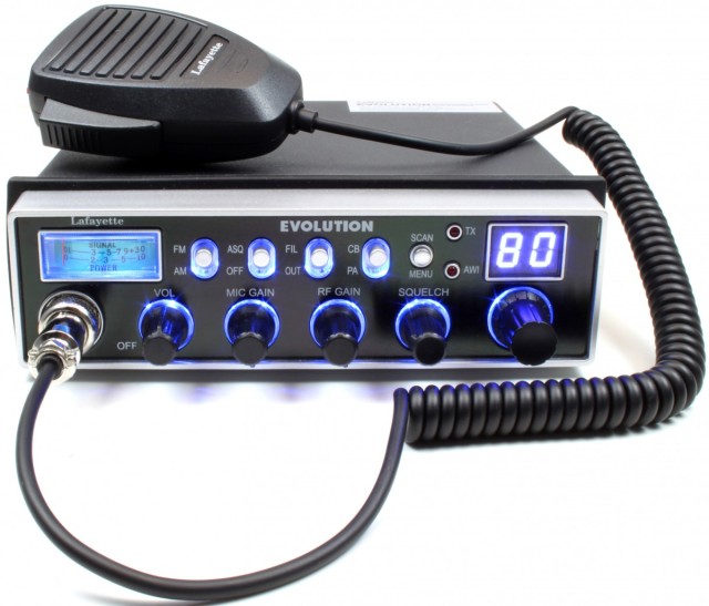 Lafayette Evolution CB Radio AM, FM Auto-Transceiver