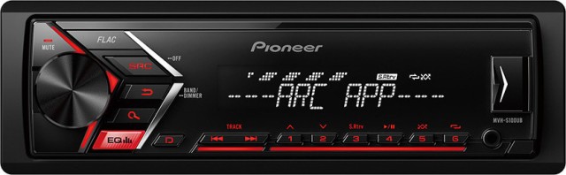 Pioneer MVH-S100UB Mechaless Πηγή με Ράδιο - USB