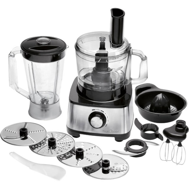 PROFI COOK PC-KM 1063 Food Processor 3 σε 1: πολυμίξερ, μπλέντερ και στίφτης, 1200W.